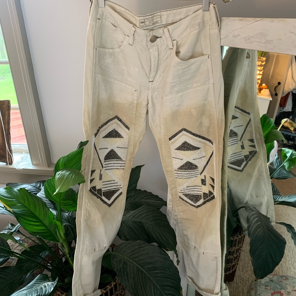 Free people embellished jeans
